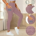 thumbnail image 1 of Gamivast Fleece Lined Leggings Women Warm Tummy Control Pants with Pockets Gym High Stretchy Waisted Compression Pants Casual Running Lifting Yoga Legging, 1 of 5