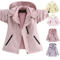 thumbnail image 1 of Gamivast Girls Fleece Lined Jacket Waterproof Hooded Zip Up Winter Sherpa Jackets for Kids Teen Warm Comfy Lon Sleeve Windbreaker Coats with Zipper Pockets Children Coats Size 4-15, 1 of 7