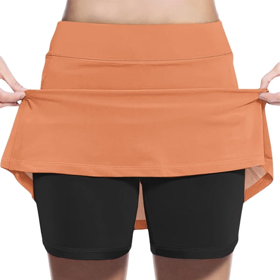 Gamivast Girls Tennis Skirt High-Waisted A-Line Skorts with Shorts Stretchy Waist Sporty toddler Skort Casual Sports Back to School Outfits for Teen