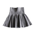 thumbnail image 1 of Gamivast Girls Tennis Skirt Stretchy High-Waisted Pleated Uniform Skirt Comfy Elastic Waist Casual Back to School Skirts Campus Wear, 1 of 5