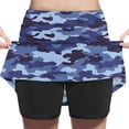 thumbnail image 1 of Gamivast Girls Tennis Skirt for Teen Trendy Camouflage A-Line Skort with Built-in Shorts Slim-Fit High Waisted Skort Athletic Sport Outfits, 1 of 5