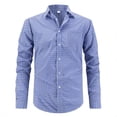 thumbnail image 1 of Gamivast Golf Shirts for Men Plaid Slim Fit Button up Shirts with Chest Pocket Trendy Long Sleeve Pullover Golf & Office Casual Outfits, 1 of 5