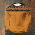 thumbnail image 1 of Gamivast Graphic Sweatshirts for Men Patchwork Print Crew Neck Pullover Sweater Mens Sweatshirts Crewneck Soft Comfy Casual Holiday Tops, 1 of 3