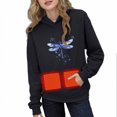 thumbnail image 1 of Gamivast Heated Sweatshirts for Kids Size 4-14 Lightweight Long Sleeve Hoodies Multiple Heating Zones and 3-Levels Washable Loose Fitted USB Rechargeable Pullover Pocket for Boys Girls no Power Bank, 1 of 5