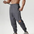 thumbnail image 1 of Gamivast Joggers Men Loose Fitted Drawstring Straight Leg Sweatpants with Pockets Work Outdoor Elastic Waist Joggers Gym Ankle Cuffs Activewear Pants Fall Comfortable Pant, 1 of 5