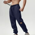 thumbnail image 1 of Gamivast Joggers Men Loose Fitted Drawstring Straight Leg Sweatpants with Pockets Work Outdoor Elastic Waist Joggers Gym Ankle Cuffs Activewear Pants Fall Comfortable Pant, 1 of 5