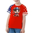 thumbnail image 1 of Gamivast Kids Usa Shirts for Girl 4Th Of July Shirts American Flag Short Sleeve Tshirt Patriotic Top Independence Day Outfit Red Clothes Under $5.00 add to My Order Today, 1 of 4