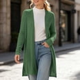 thumbnail image 1 of Gamivast Long Cardigan Sweaters for Women Open Front Ribbed Knit Duster Coat with Side Slits Long Sleeve Casual Lightweight Fall Outerwear Elegant Tops for Women, 1 of 6