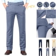 thumbnail image 1 of Gamivast Men's Dress Pants Tall and Big Dress Straight Leg Trousers Stretch Classic Fitted Suit Pant with Pockets Casual Work Flat Front Pants with Waistband, 1 of 6