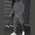 thumbnail image 1 of Gamivast Men's Jacquard Knit Tracksuit Long Sleeve Shirt and Drawstring Pants Set Soft Textured Outfit for Casual Golf Daily Lounge Athletic, 1 of 6