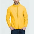thumbnail image 1 of Gamivast Mens Long Sleeve Sun Shirt Zip up Solid Lightweight Hoodie Thin Sun Hoodie Breathable Soft Skinny Coat Outdoor Beach Vacation Casual Outfits, 1 of 4