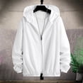 thumbnail image 1 of Gamivast Mens Long Sleeve Sun Shirt Zip up Solid Lightweight Hoodie Thin Sun Hoodie Breathable Soft Skinny Coat Outdoor Beach Vacation Casual Outfits, 1 of 6