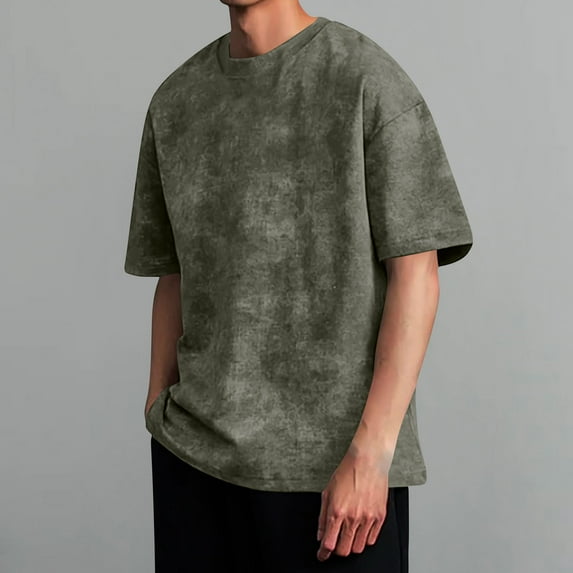 Gamivast Mens Plain Tops Fitness T Shirt Short Sleeve Joggers Tshirt Gym Slim Fit Casual Pullover Top Green L My Recent Placed Returns and Refunds