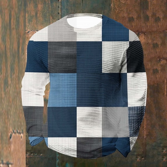 Gamivast Mens Sweatshirts Crewneck Tribal Print Pullover Sweater Graphic Sweatshirts Soft Breathable Casual Daily Vintage Streetwear Tops