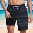 thumbnail image 1 of Mens Trunks Swim with Compression Liner Quick Dry Board Shorts Elastic Waist Swim Shorts Athletic Beach Pool Surfing Vacation Wear, 1 of 6