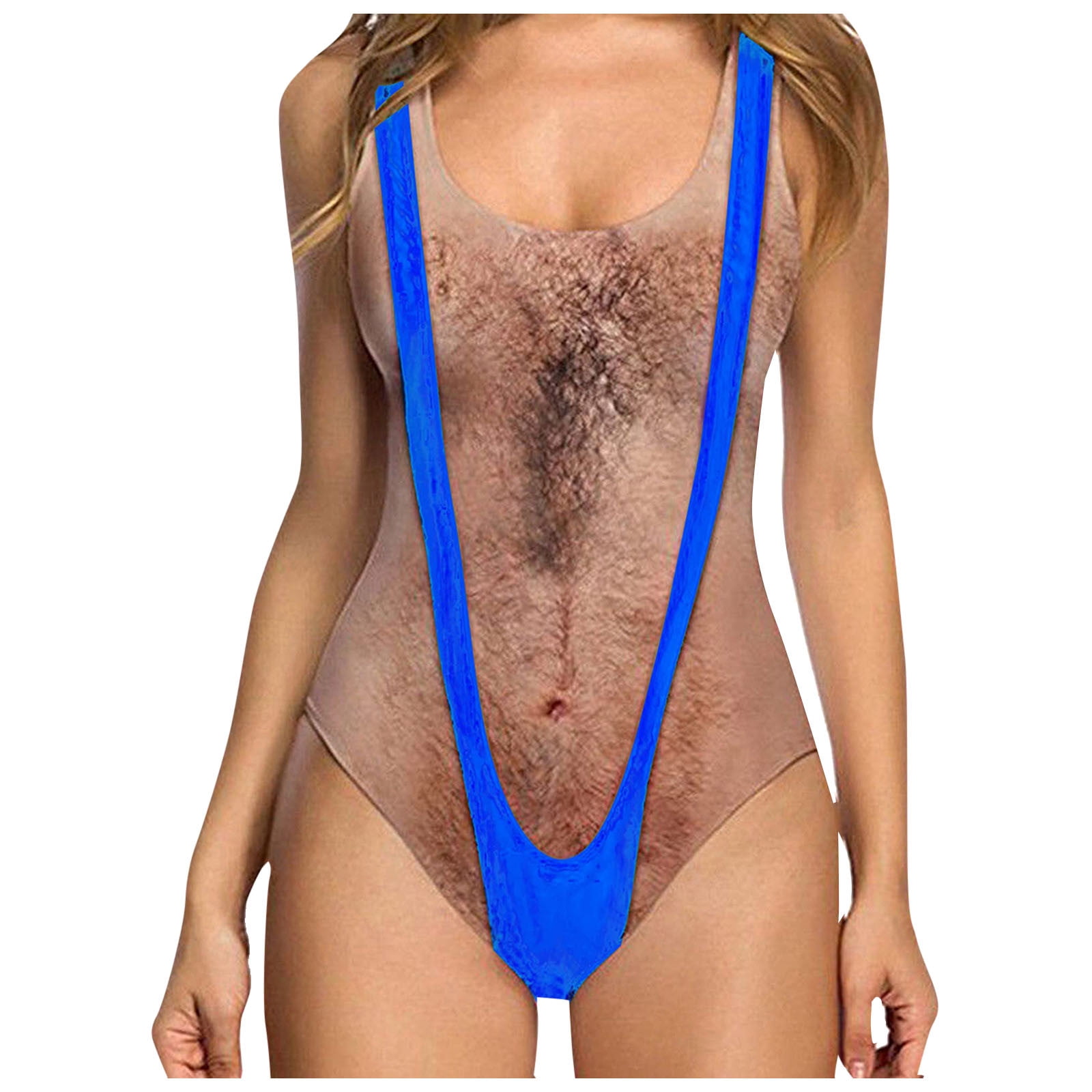 Hairy Man Bathing Suit Women Median Admire Dinner Hairy Man Chest