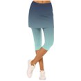 thumbnail image 1 of Gamivast My Orders Placed Recently by Me Skirted Leggings for Women Athletic Pickleball Tennis Skorts Capris Elastic Waist Workout Gym Yoga Legging with Skirt Green M My Recent Orders Placed, 1 of 6