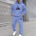 thumbnail image 1 of Gamivast Outdoor Style Mens Set Mountain Graphic Print Hoodie and Joggers Warm Soft Fleece Tracksuit for Camping Casual Daily Gym Sporty Athletic Outfit, 1 of 5