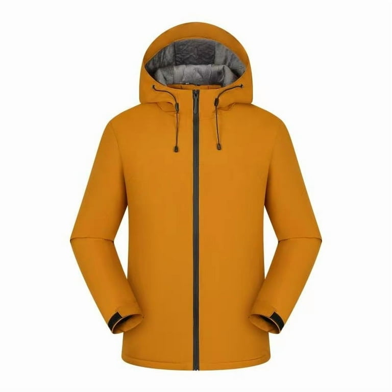 Gamivast Plus Size Hooded Fleece Lined Jackets for Women Outdoor