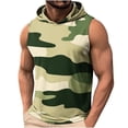 thumbnail image 1 of Gamivast Plus Size Mens Sun Hoodie Zip up Regular Fit Sleeveless Cooling Hoodie Lightweight Soft Fabric Sun Protection Hoodie for Gym Workout And Athletic Outfits, 1 of 8