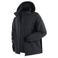 thumbnail image 1 of Gamivast Plus Size Mens Sun Jacket Regular Fit Windbreaker Jackets Soft Breathable Lightweight Athletic Jacket Solid Front Zip Hooded Design Outdoor Running Active Wear, 1 of 5