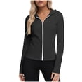 thumbnail image 1 of Gamivast Plus Size Womens UV Protection Shirts Slim Fit Breathable Lightweight Soft Long Sleeve Sun Shirt Crew Neck UPF 50 Long Sleeve Thumb Holes Running Wear, 1 of 7