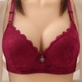 thumbnail image 1 of Gamivast Push Up Bras for Women No Underwire Full Coverage Bras High Support Minimizer Bras Adjustable Strap Bralettes Everyday Bra Wine XXL Sujetadores Sin Varillas Para Mujer, 1 of 8