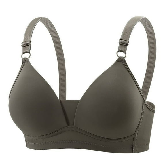 Gamivast Push up Bras for Women No Underwire Seamless Comfortable Push up Bra Adjustable Strap Soft Everyday Full Coverage Bralette