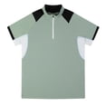thumbnail image 1 of Gamivast Quarter Zip Pullover Color Block Raglan Sleeve Athletic Shirts Short Sleeve Stand Collar Running Shirts Breathable Moisture Wicking Gym, 1 of 6
