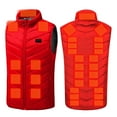 thumbnail image 1 of Gamivast Quilted Heated Vest for Men and Women Washable 31 Heating Zones 3-levels Jackets with Zipper Pockets Loose Casual 4 Control Stand Collar Zip Up Coats USB Charging 5Xl no Power Bank, 1 of 6