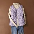 thumbnail image 1 of Gamivast Quilted Vest for Women Short Button Down Lightweight Sleeveless Padded Jackets Winter Fashion V Neck Puffer Coats with Pockets Warm Comfy Outfit, 1 of 7