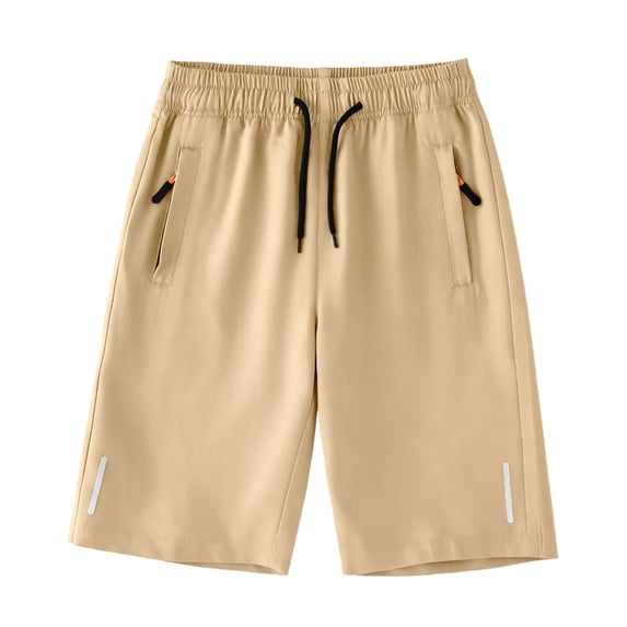 Gamivast Running Shorts for Boys Quick Dry Lightweight Workout Gym Shorts with Zipper Pockets Athletic Elastic Waist Drawstring Shorts Breathable Training Sports Performance Basketball Bottoms
