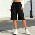 thumbnail image 1 of Gamivast Shorts for Kids Girls Elastic Drawstring Waist Lightweight Shorts Breathable Lounge Shorts Loose Fit Mid Thigh Summer Shorts with Pockets, 1 of 6