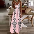 thumbnail image 1 of Gamivast Slip Dress for Women Casual V Neck Sleeveless Spaghetti Strap Flowy Maxi Dress Floral Print Summer Dresses Bohemian Style Beach Vacation Sundress, 1 of 5