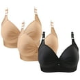 thumbnail image 1 of Gamivast Sports Bras for Women Plus Size Non Removable Pads Sports Bras Plus Size 4X Wireless Bras Full Coverage Clearance Clothes Under $5.00, 1 of 4
