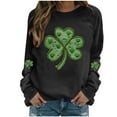 thumbnail image 1 of Gamivast St Patricks Day Sweatshirt for Women Funny Graphic Raglan Long Sleeve Tops Loose Fitted Crew Neck Holiday Shirts Casual Holiday Outfits, 1 of 4