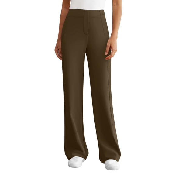 Gamivast Straight Leg Pants for Women High Waisted Stretchy Yoga Pant Loose Fit Pull on Dressy Casual Trousers Trendy Work Outfits 2026