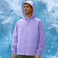 thumbnail image 1 of Gamivast Sun Protection Hoodie for Men Solid Lightweight Jackets Windbreaker Jackets Toggle Hooded Outdoor Casual Travel Hiking Cycling Daily Wear, 1 of 6