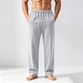 thumbnail image 1 of Gamivast Sweatpants for Men-Straight Leg Athletic Joggers Elastic Waist Drawstring Track Pants with Pockets, 1 of 7