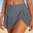 thumbnail image 1 of Gamivast Swim Cover up for Women Sheer Wrap Skirt High Waisted Tie Side Sarong Cover up Beach Pool Bathing Suit Coverup Vacation Resort Wear, 1 of 6