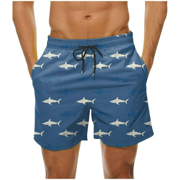 Gamivast Swim Trunks for Men Fashion Print Drawstring Swim Trunks Wide Leg Quick Dry Board Shorts with Pocket Swimwear for Swimming Beach XXXXXL Previous
