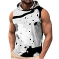 thumbnail image 1 of Gamivast T-Shirts for Men V Neck Short Sleeve Casual Everyday Wear Basic Tees Loose Fit Solid Plain Ruffle Detail Soft Breathable Tee Shirts Summer Tops, 1 of 8