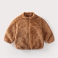 thumbnail image 1 of Gamivast Toddler Kids Polar Fleece Jacket Full Zip Stand Collar Soft Warm Plush Coat Cozy Outerwear for Baby Boys Girls School Travel Outdoor Play and Everyday Fall Winter Layering 4-5 Years, 1 of 5