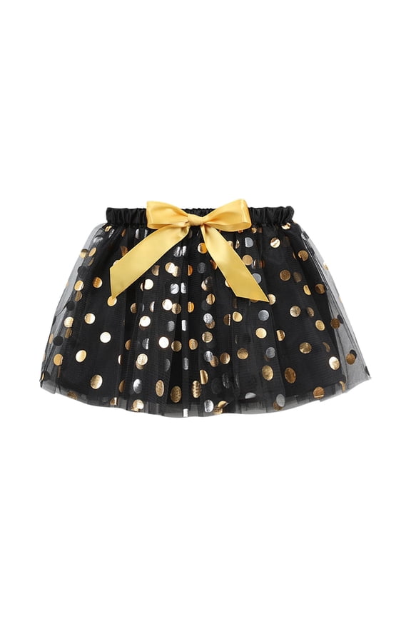 Tutu for Girls Bow Layered Tulle Skirt Kids Elastic Waist Tutu Skirt Trendy Satin Trim Ballet Tutu Dress up Holiday Princess Outfit