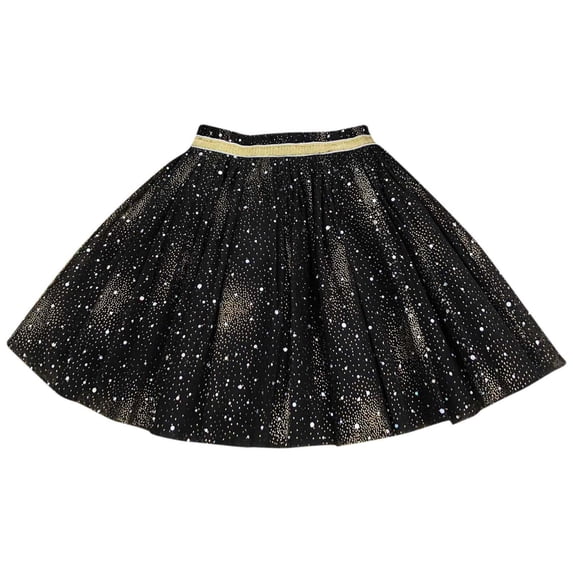Gamivast Tutu for toddler Girls Star-Sequin Layered Tulle Elastic Waist Sparkly Skirt Puffy Ballet Tutu Skirts Dance Birthday Party Wear