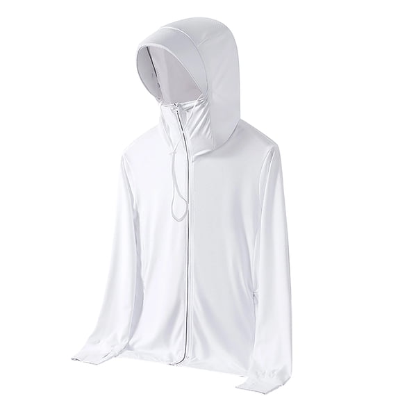 Gamivast UPF 50 Long Sleeve Jacket Women Hoodie Zip up Regular Fit Breathable Lightweight Summer Jacket Mesh UV Protection Shirts Face Cover Beach Wear