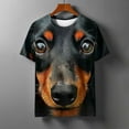 thumbnail image 1 of Gamivast Unisex Funny Dog 3D Printed Cute T Shirt Graphic Short Sleeve Tee Black XXXL Placed Recently by Me Placed by Me to be Delivered, 1 of 8