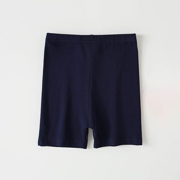 Gamivast Unisex Underwear High Waisted Under Shorts Biker Cotton for Sensitive Skin Sports Dance School Uniform Cartwheel Shorts Navy 3T Pantalones Cortos Para Niños