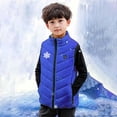 thumbnail image 1 of Gamivast Vest Jacket for Boys Girls Kids Lightweight Multiple Heating Zones and 5-Levels Zip up Sleeveless Quilted Coats Printed Stand Collar Washable Rechargeable with Pockets no Power Bank, 1 of 5