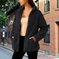thumbnail image 1 of Gamivast Warm Jackets for Women Fuzzy Fleece Hooded Zip up Trendy Coats with Pockets Comfy Winter Long Sleeve Casual Jacket Basic Solid Outerwear, 1 of 7